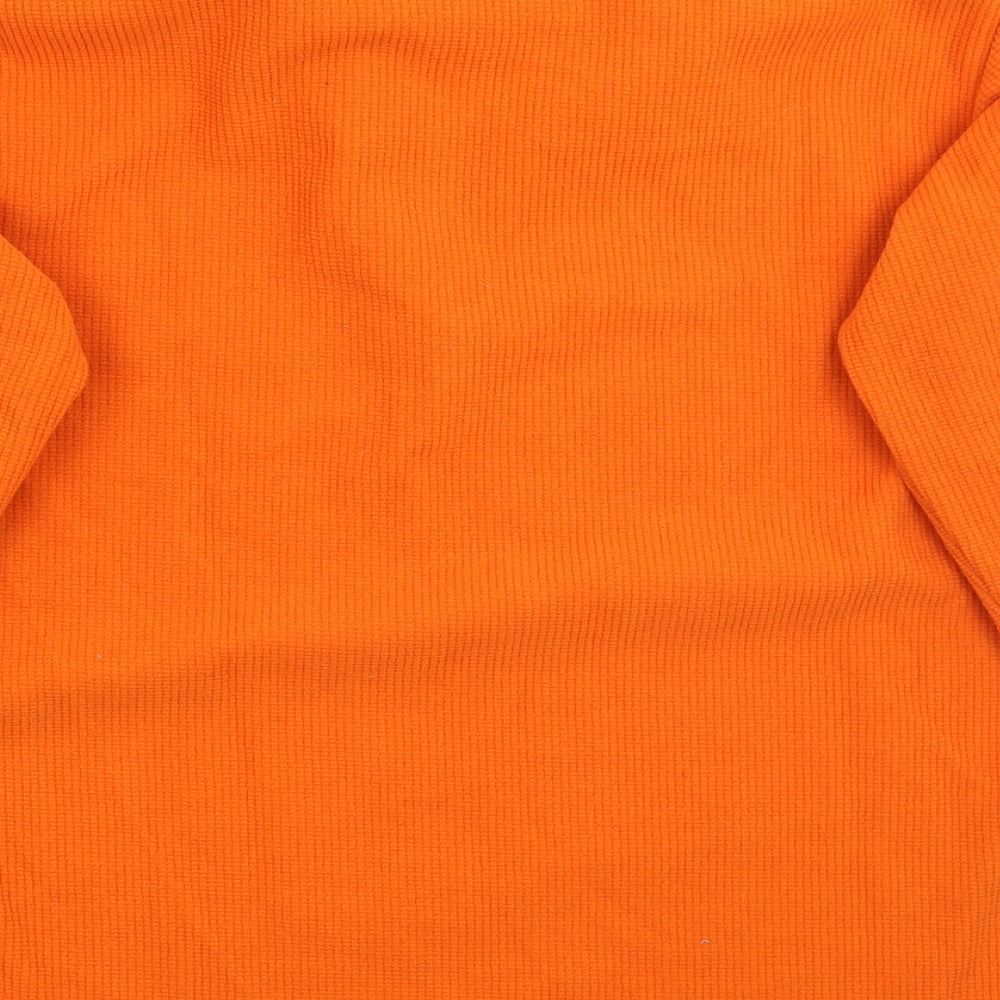 Campagnolo Womens Orange Pullover Jumper Size S