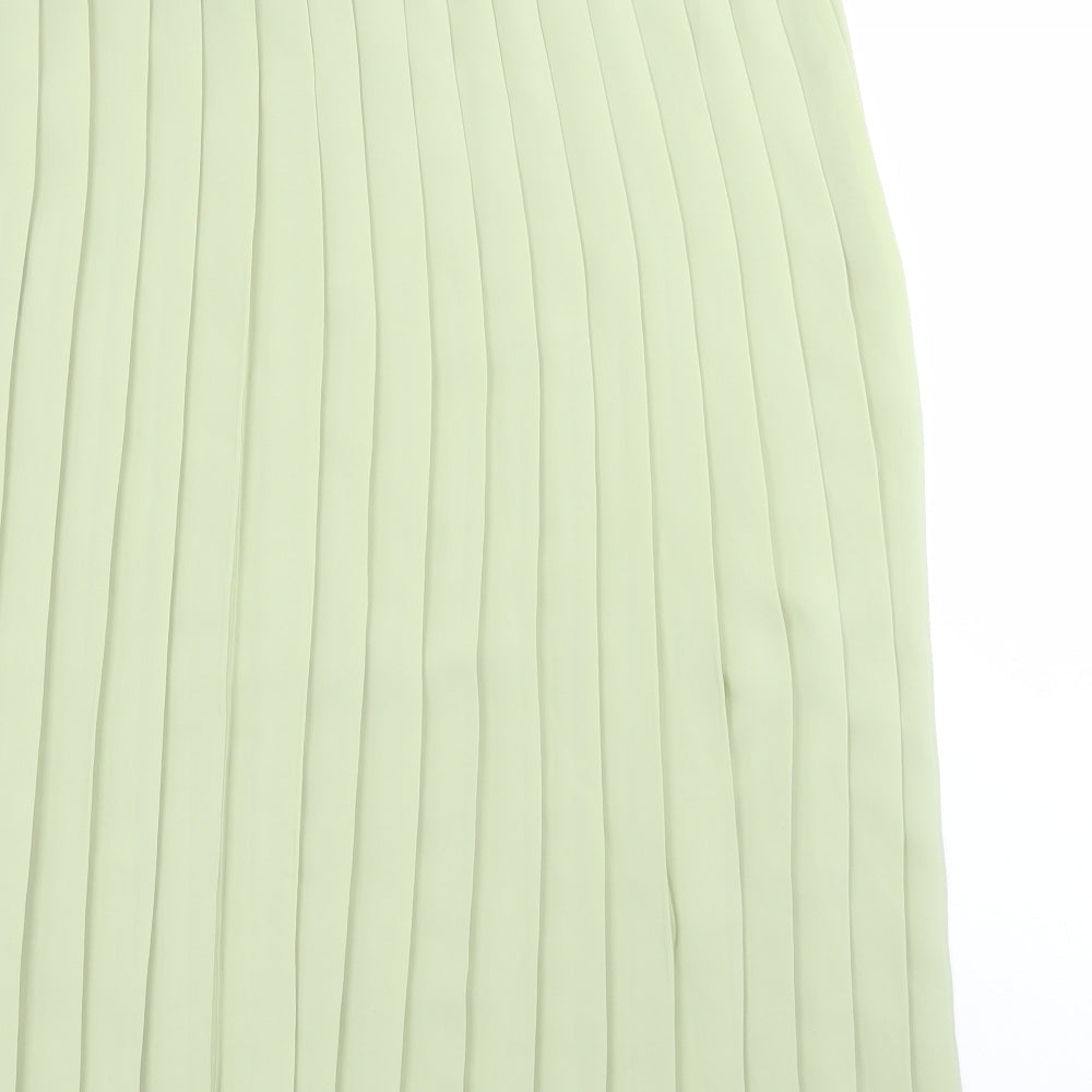 Preworn Womens Green A-Line Skirt Size XL
