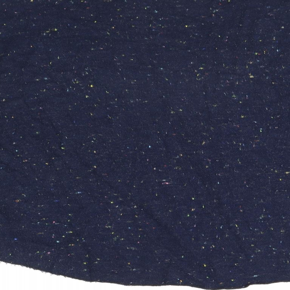 Mulaya Womens Blue Pullover Jumper Size L