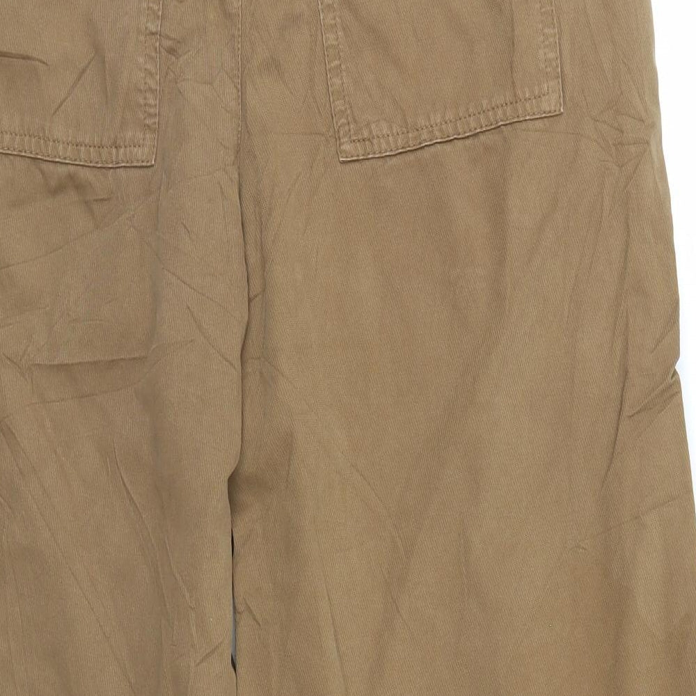 NEXT Womens Brown Trousers Size 16 L22 in