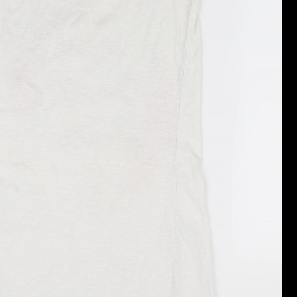 F&F Womens Ivory Floral Nightshirt Size 4