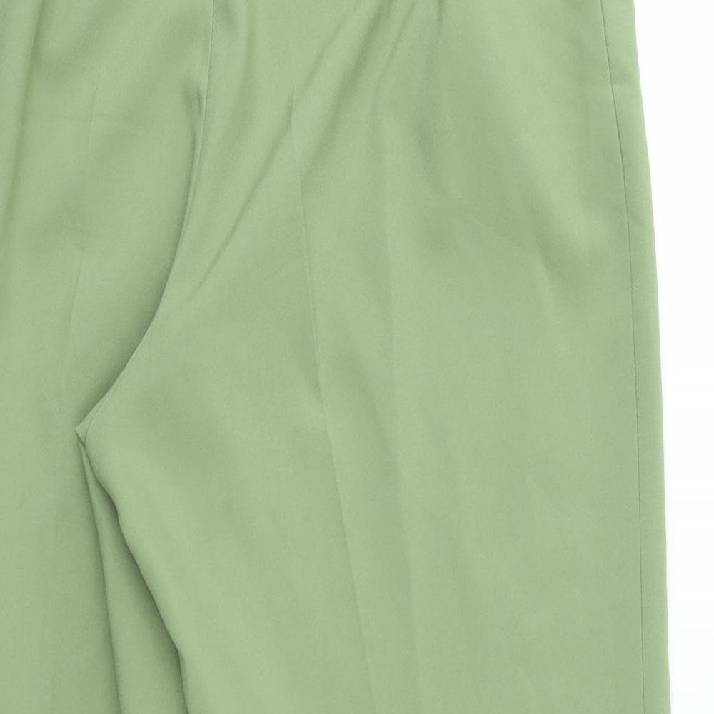 Preworn Womens Green Trousers Size 16 L25 in