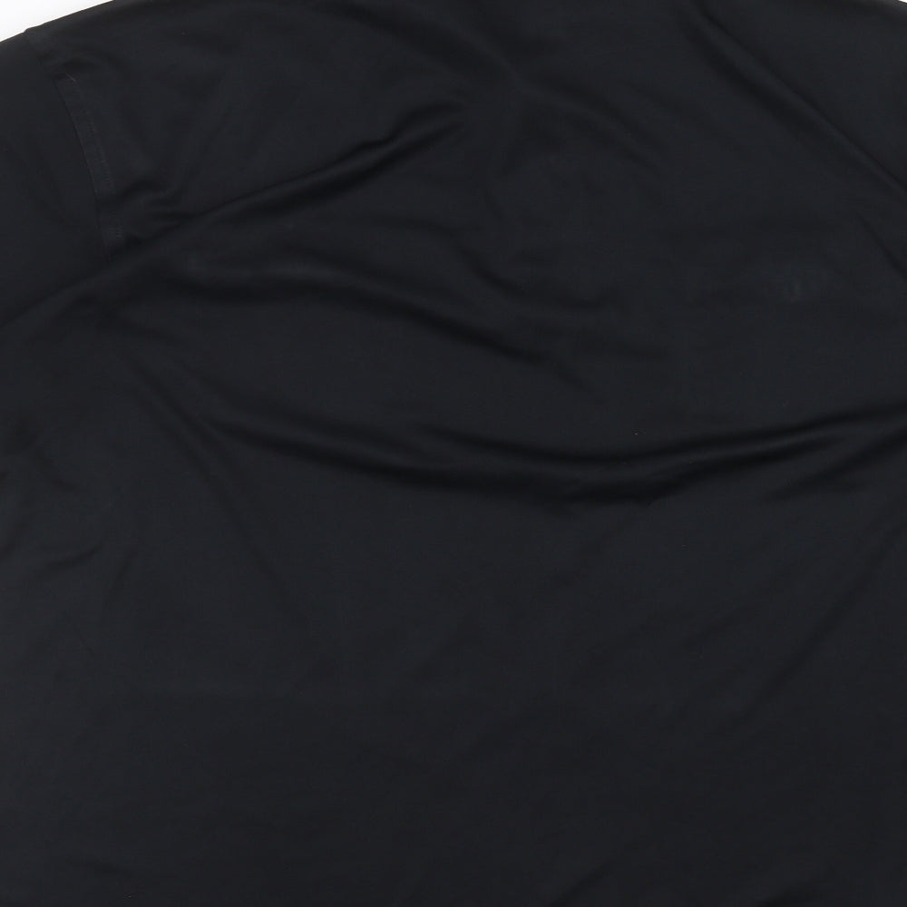 ted taylor Mens Black Polo Size XL