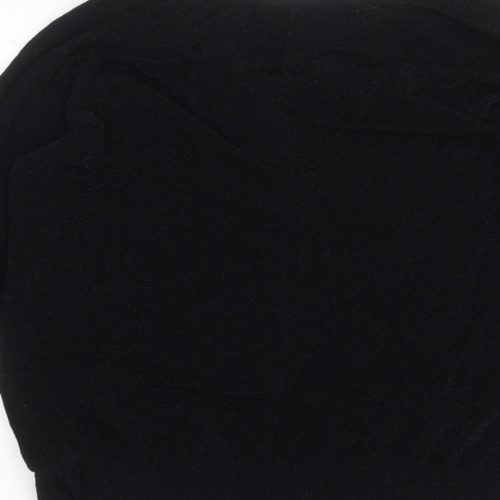 Wallis Womens Black Basic T-Shirt Size M