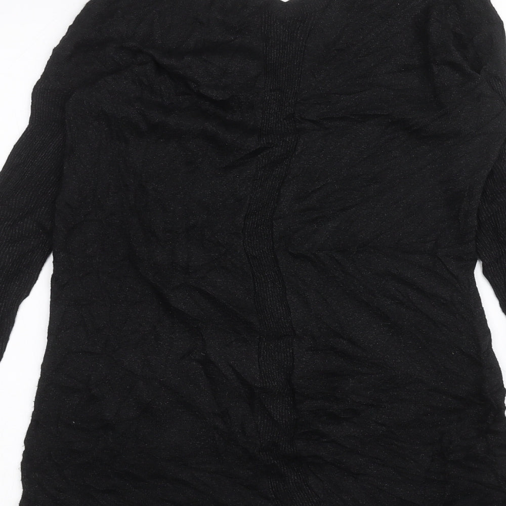 NEXT Womens Black Basic T-Shirt Size 6