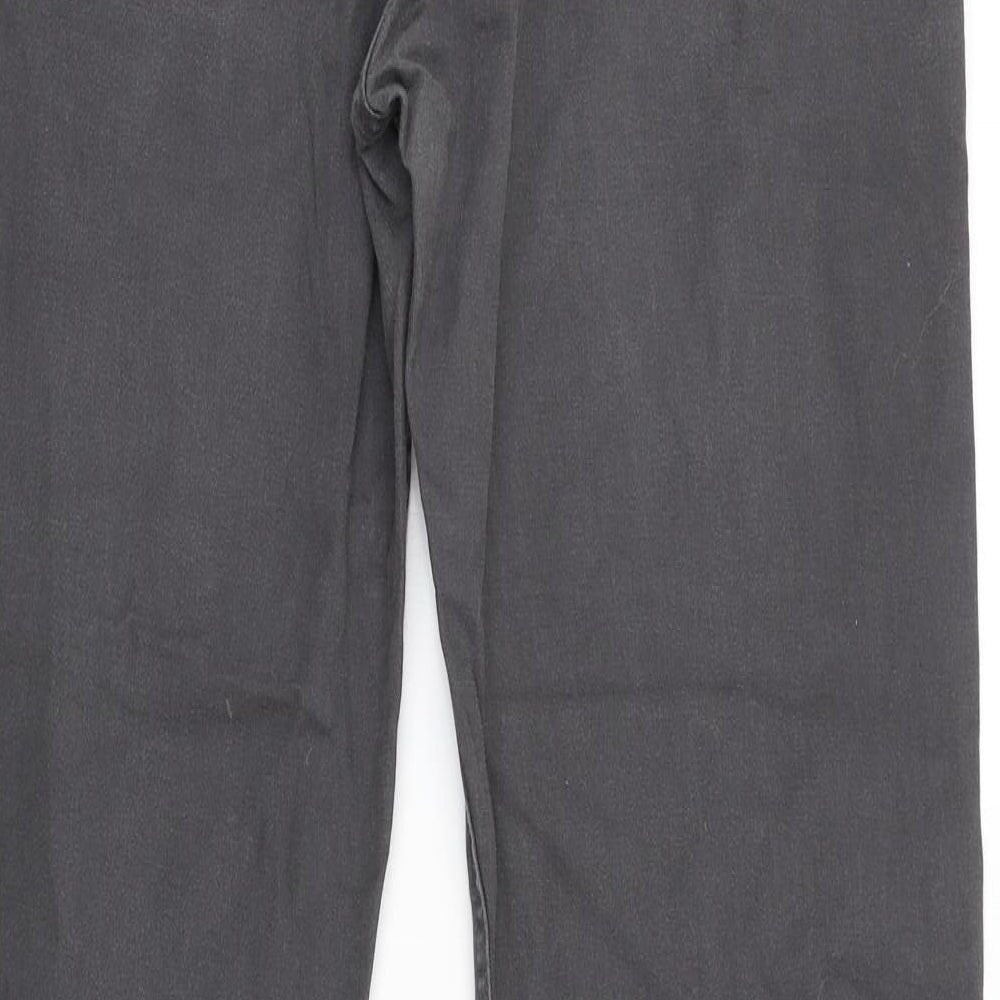 H&M Womens Grey Straight Jeans Size 6 L32 in