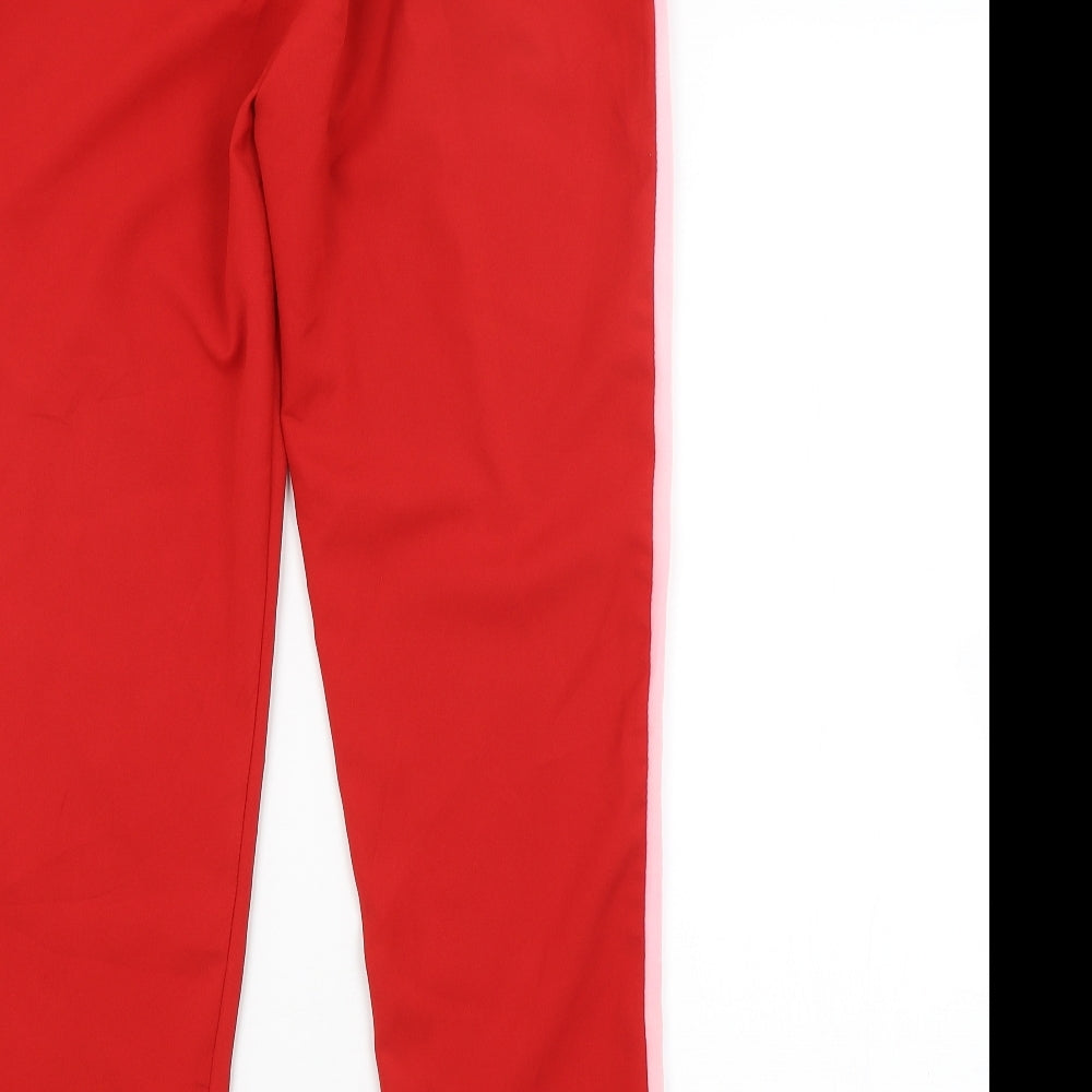 Preworn Womens Red Jogger Trousers Size M L26 in