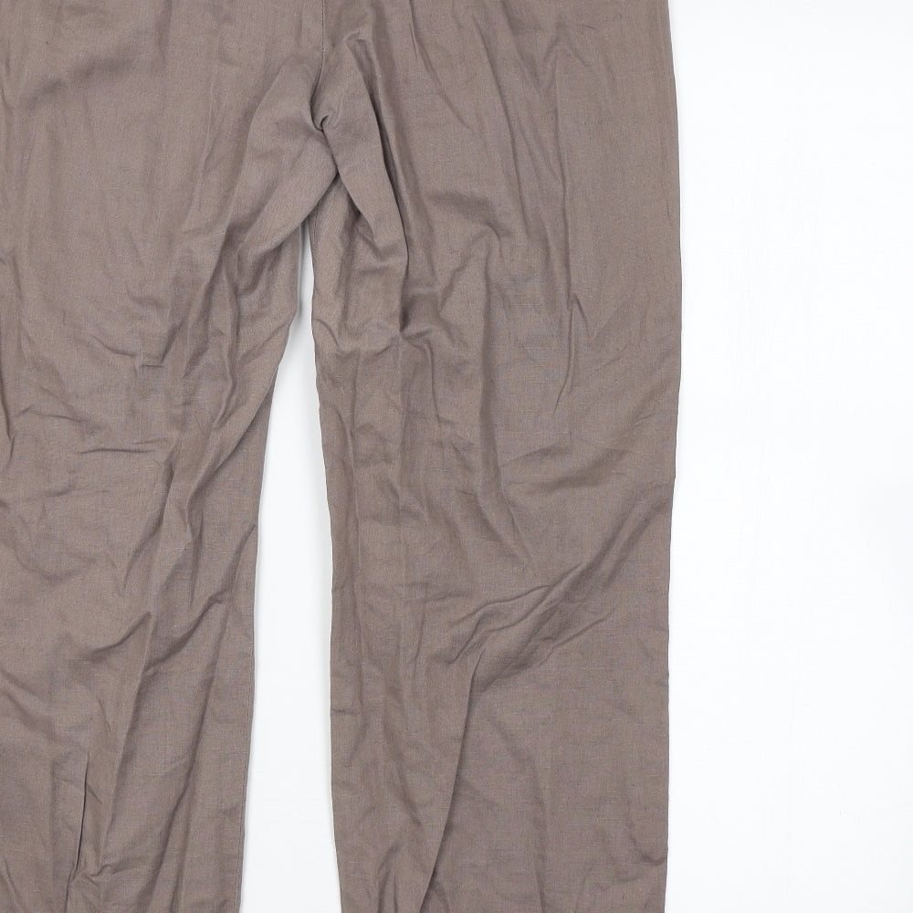 Camaïeu Womens Grey Trousers L28 in