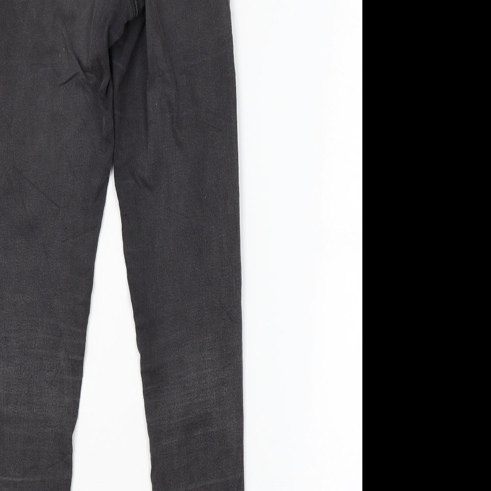 Topshop Womens Grey Skinny Jeans Size 25 in L30 in