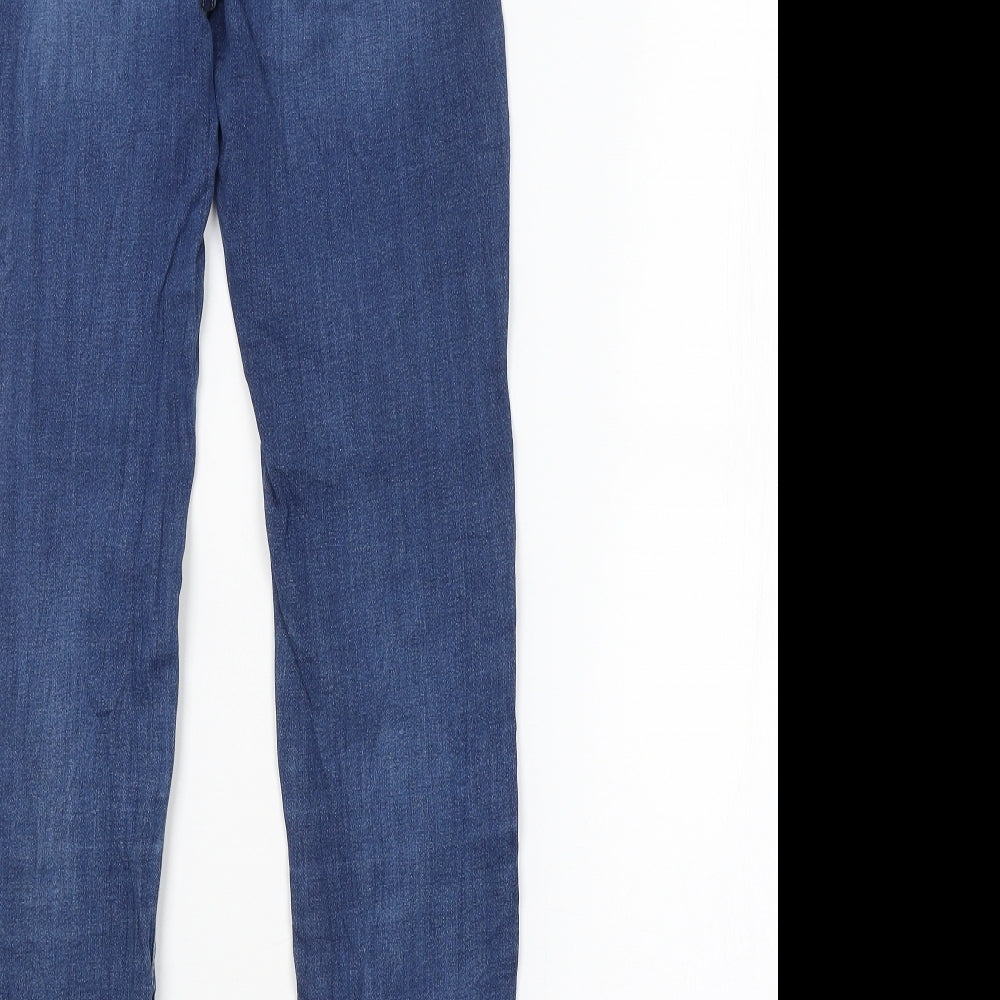 TALLY WEiJL Womens Blue Skinny Jeans Size 8 L28 in