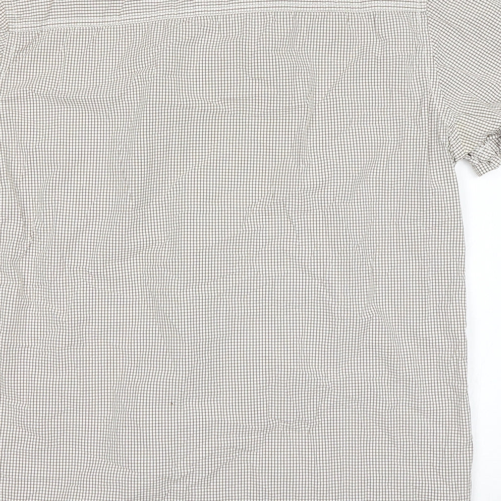 H&M Mens Multicoloured Check Button-Up Size L