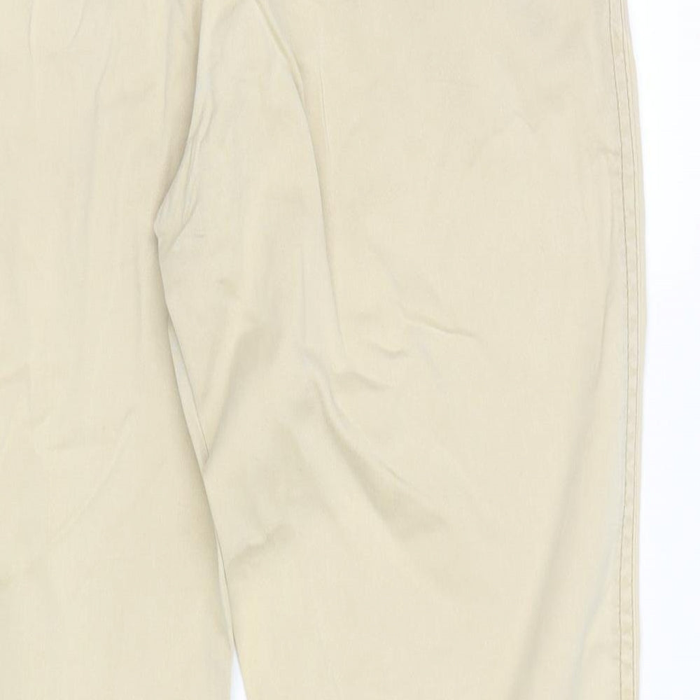 New Look Womens Beige Boyfriend Jeans Size 14 L27 in