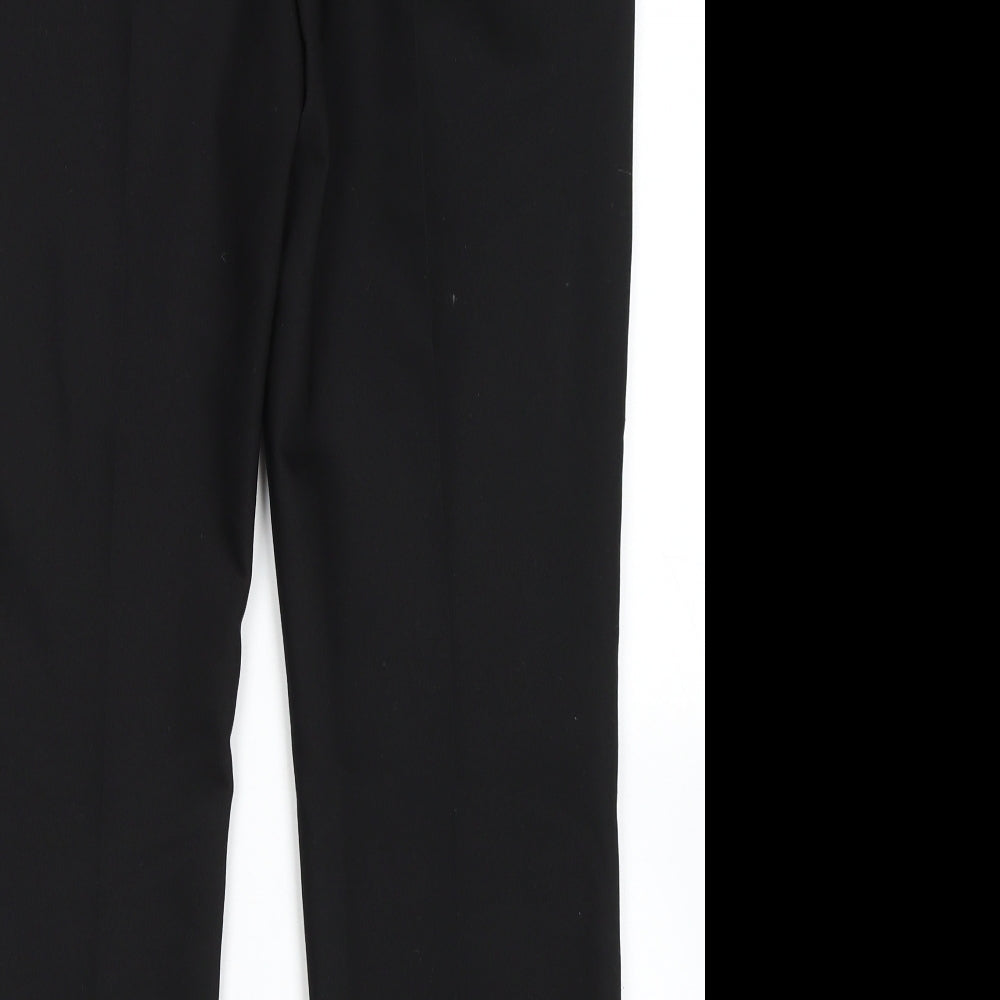 Hallhubner Womens Black Trousers Size 10 L26 in