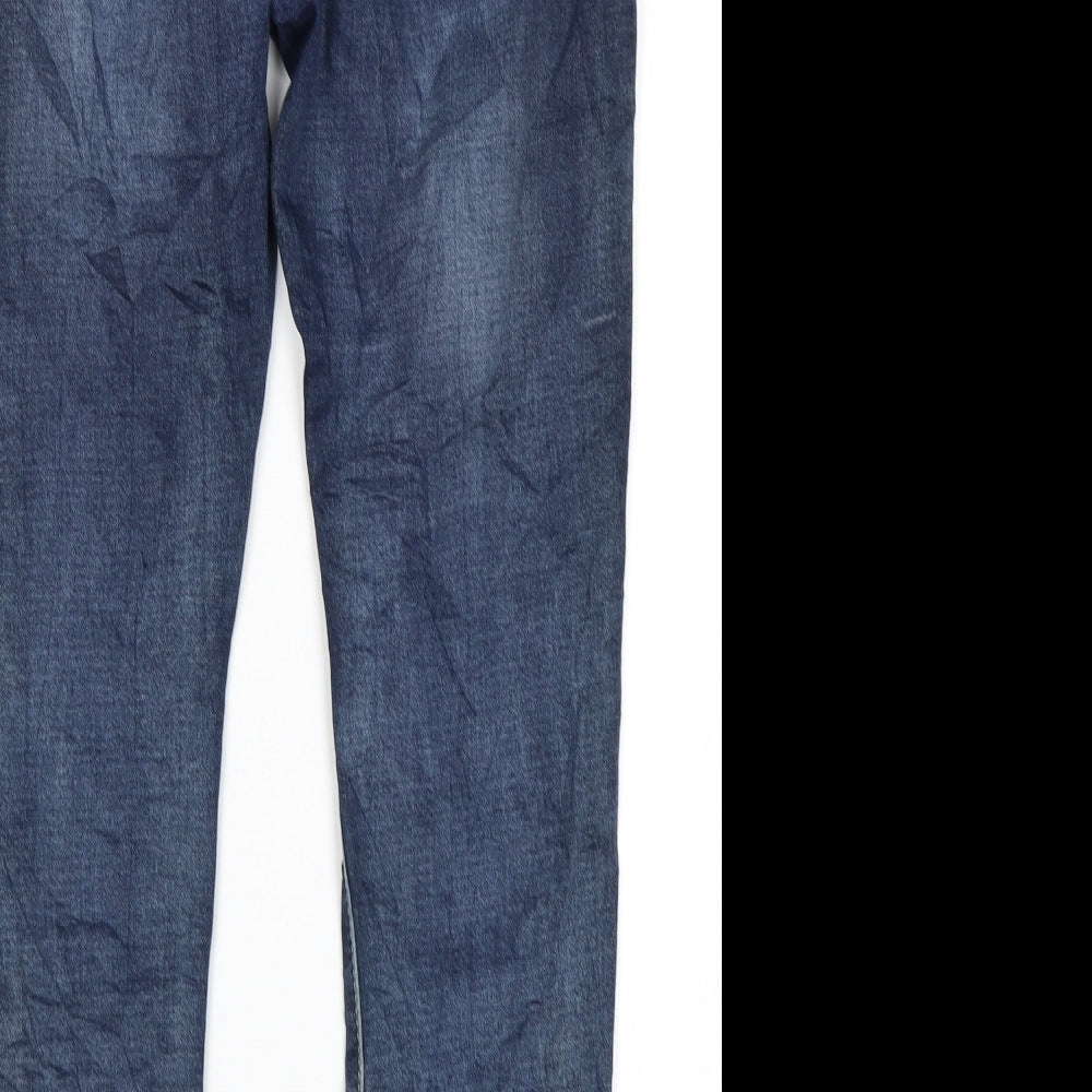 Pepper Womens Blue Jegging Jeans Size 8 L28 in