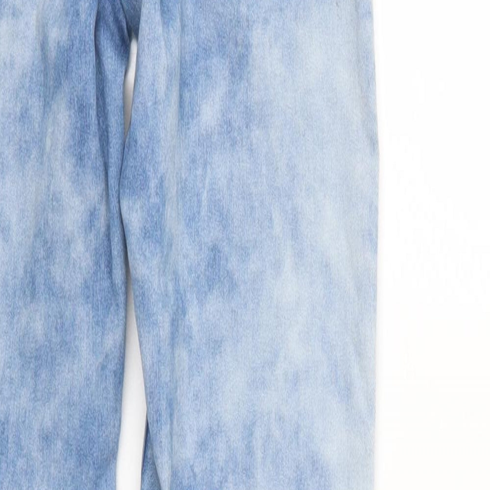 TALLY WEiJL Womens Blue Denim Tapered Jeans Size 8 L29 in