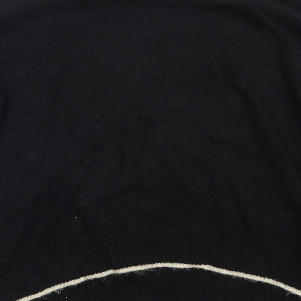 NEXT Womens Black Knit Pullover Jumper Size XL