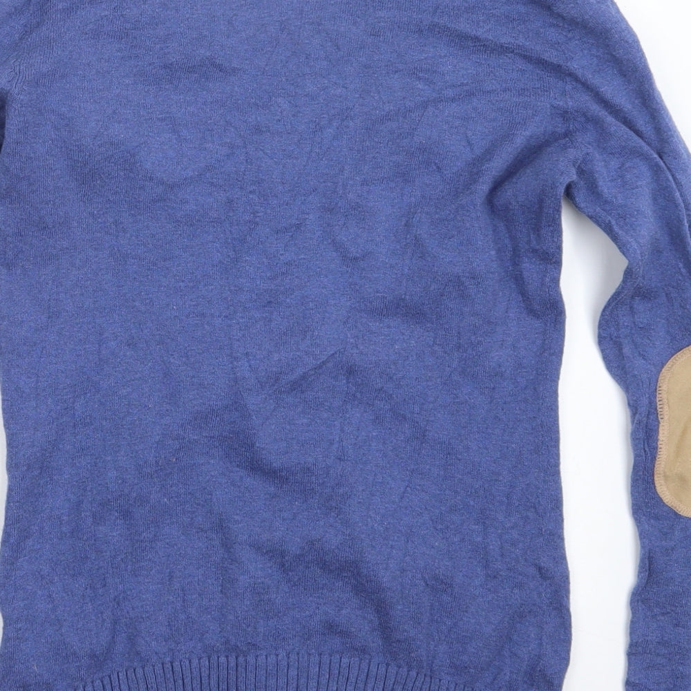 Divided by H&M Womens Blue Knit Cardigan Jumper Size 6