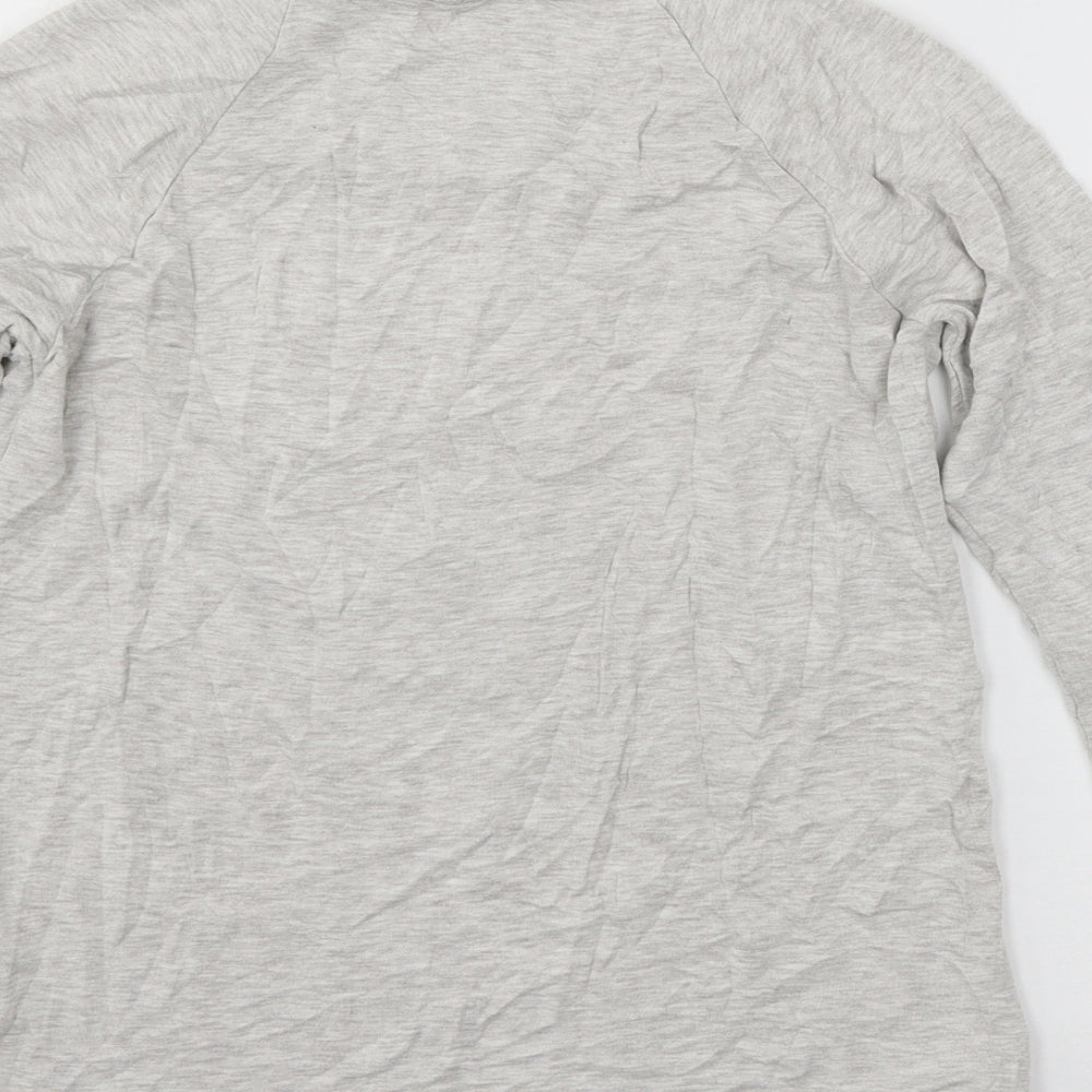 Caroll Womens Grey Jersey Basic T-Shirt Size 8