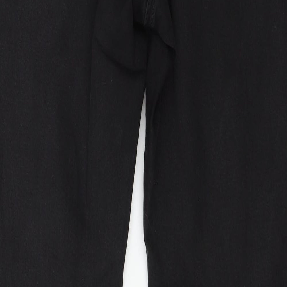 Preworn Womens Black Denim Skinny Jeans Size 34 in L30 in