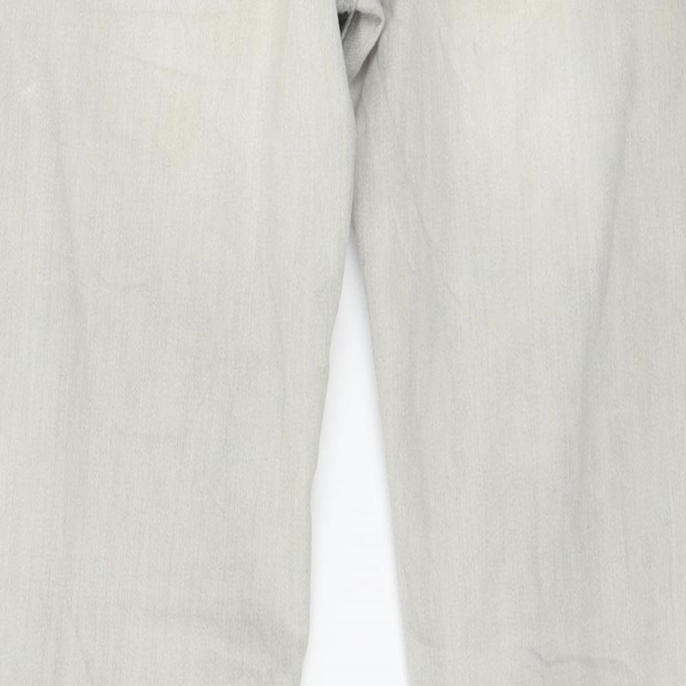 George Gina & Lucy Girls Grey Denim Skinny Jeans Size 13 Years - distressed