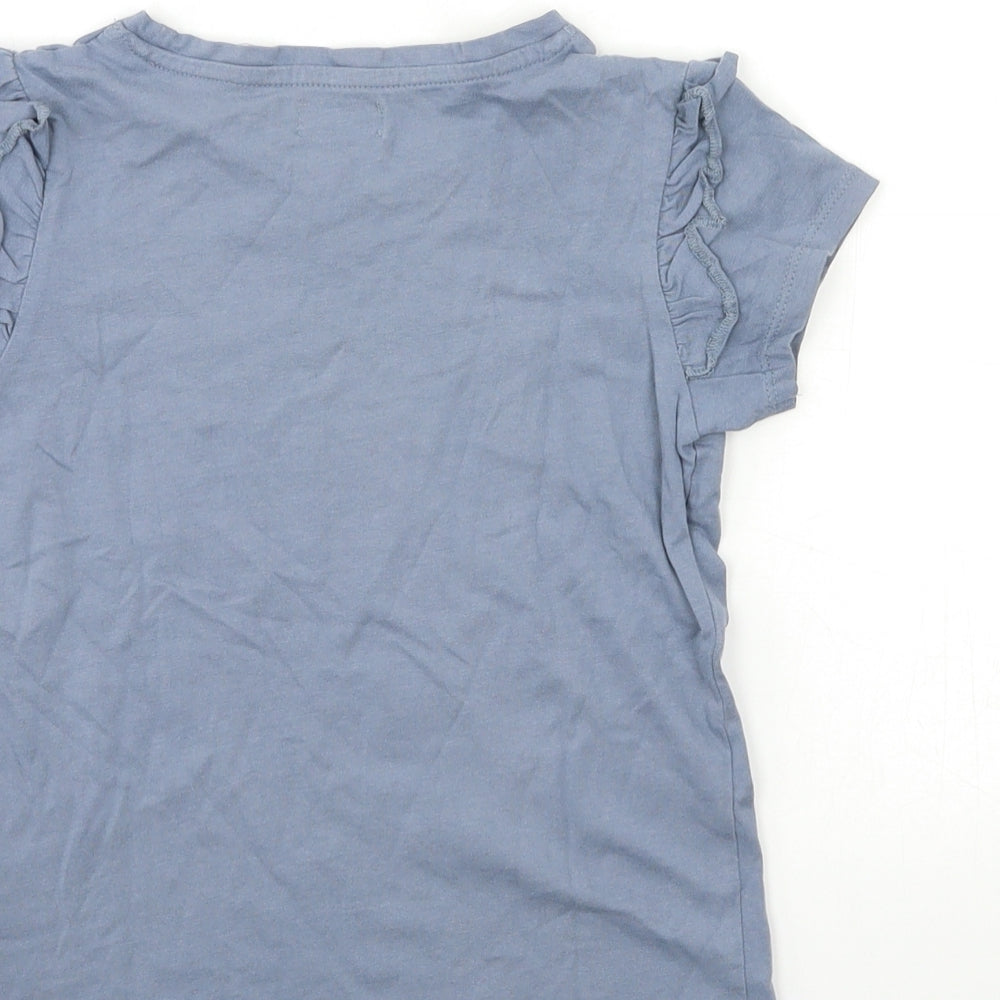 LILY&DAN Boys Grey Basic T-Shirt Size 7-8 Years