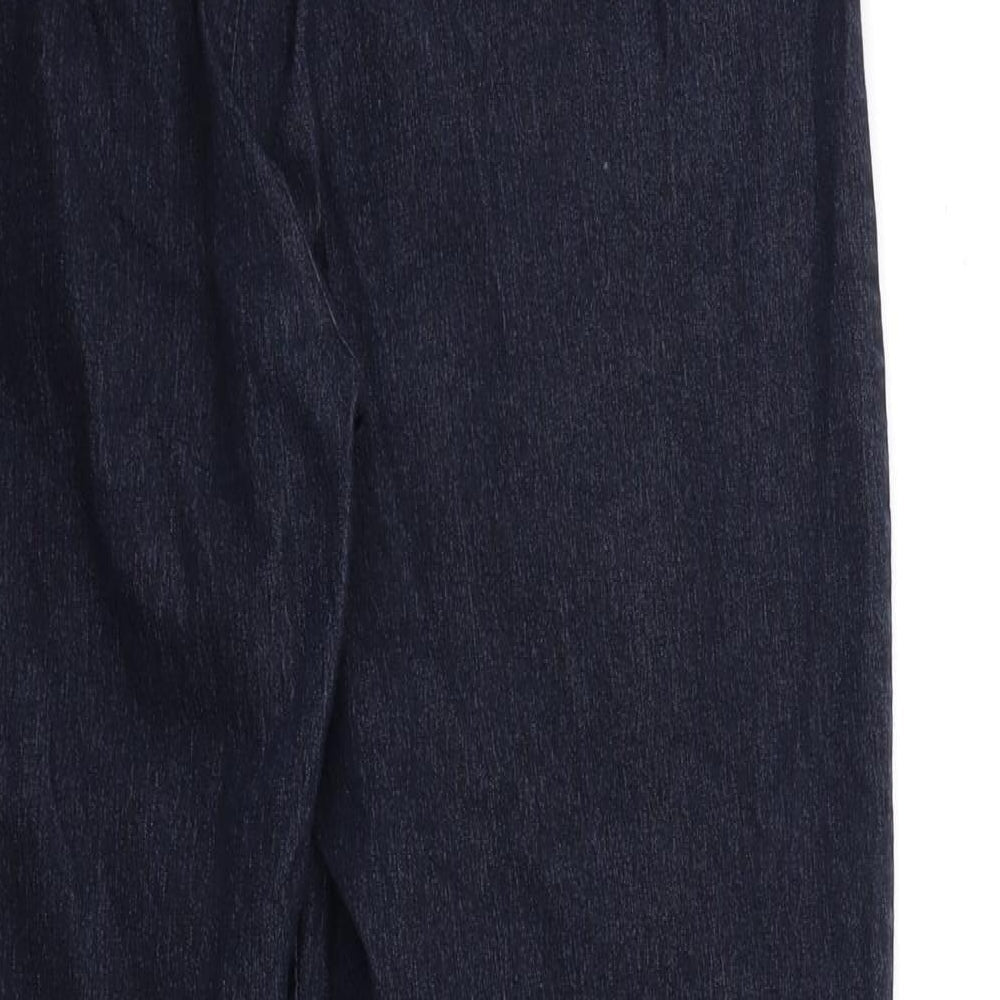 Preworn Womens Blue Denim Straight Jeans Size 32 in L26 in