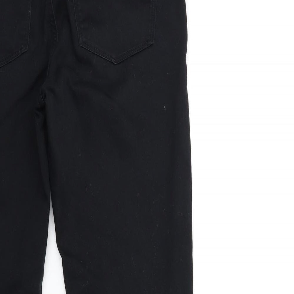 French Dressing Jeans Womens Black Denim Jegging Jeans Size 10 L28 in