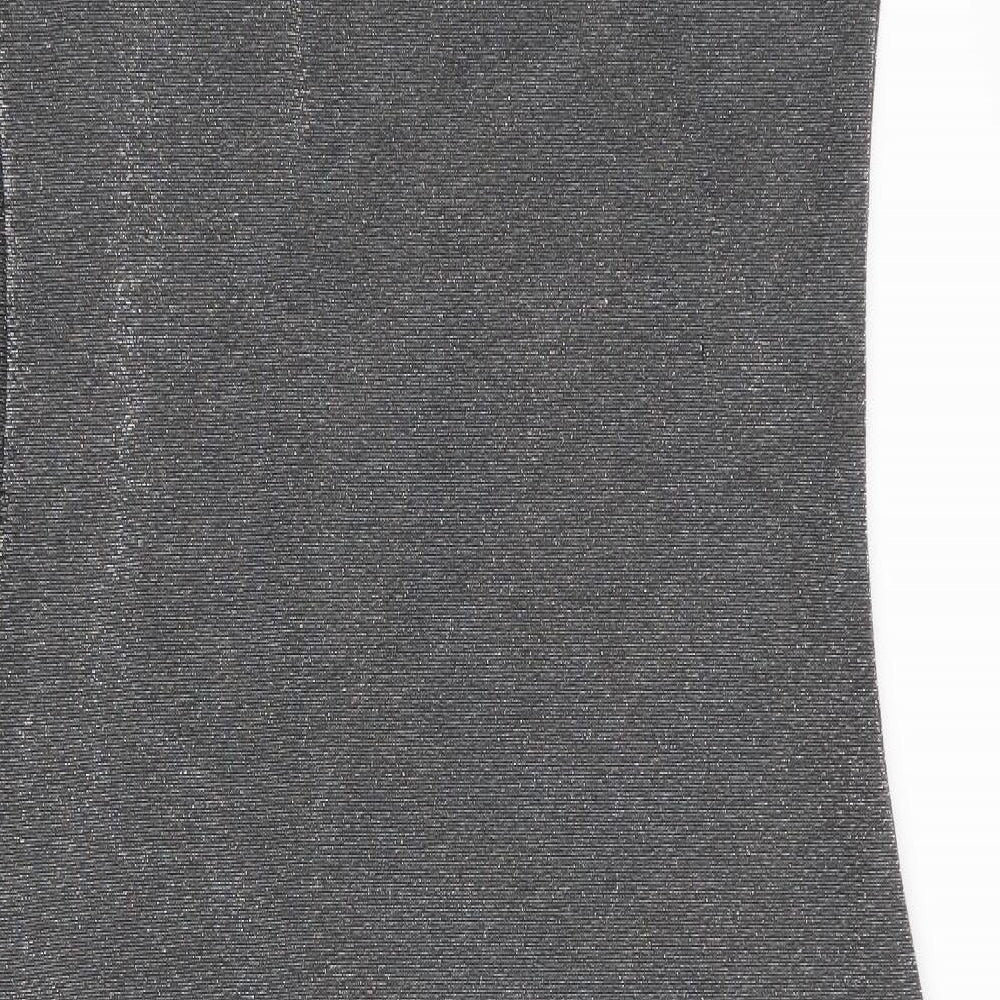 Warehouse Womens Grey Fit & Flare Size 8