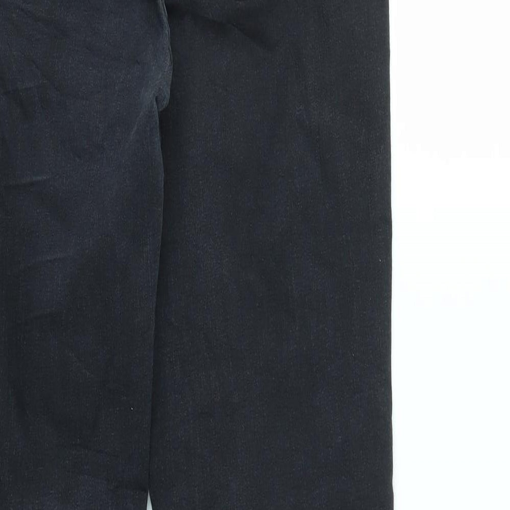MANOR Womens Black Straight Jeans Size 10 L29 in