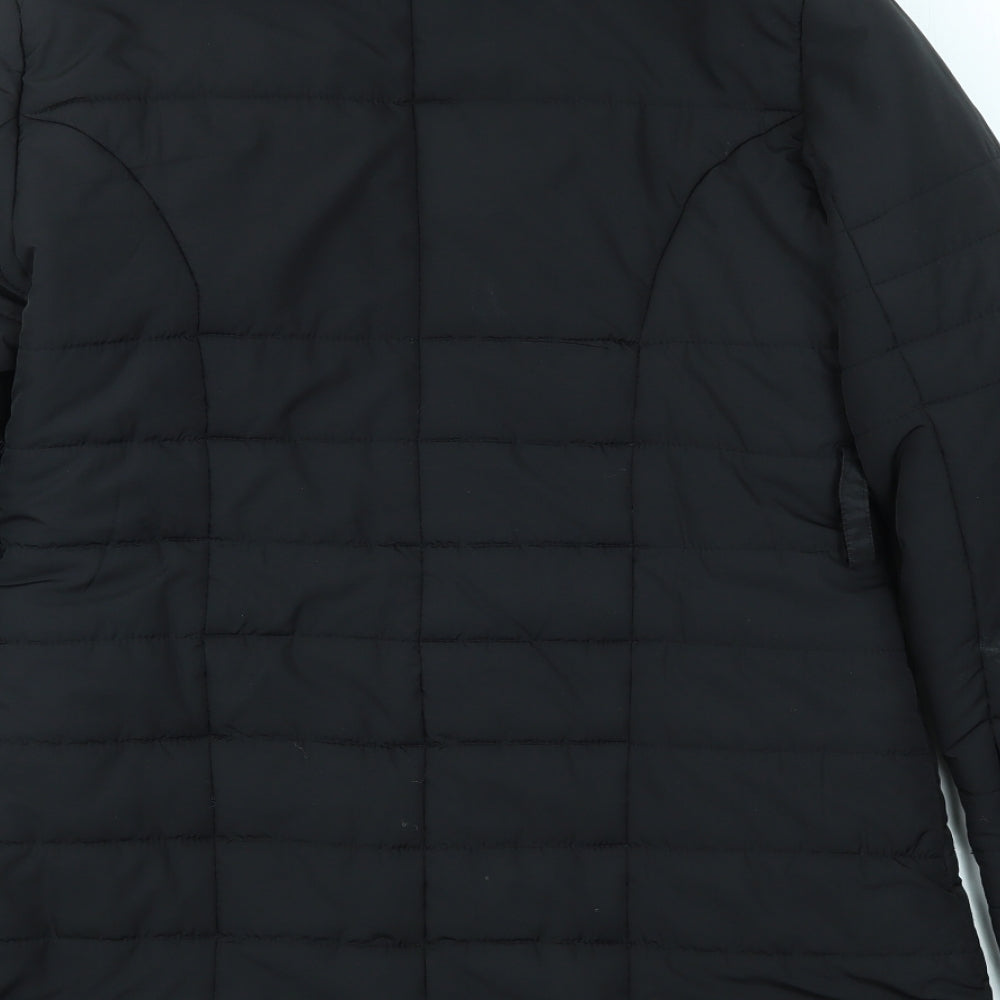 SUGAR CANDY Womens Black Jacket Coat Size 10