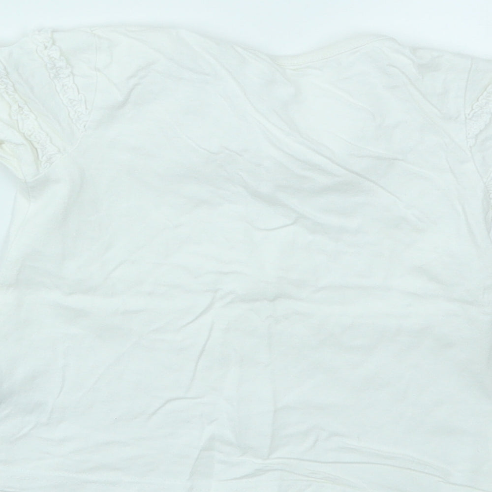 George Girls Silver Basic T-Shirt Size 12-18 Months