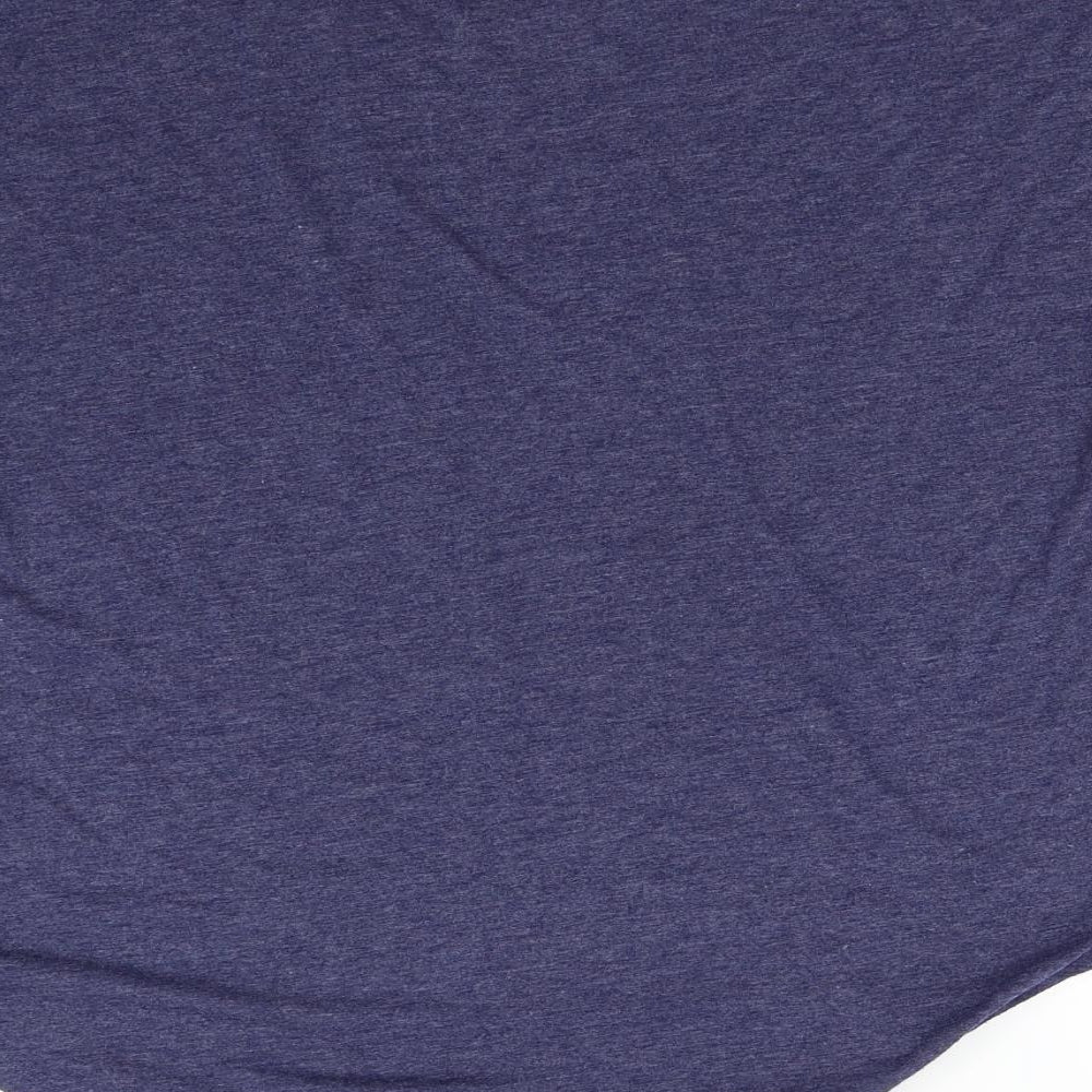 Matalan Womens Blue Solid Top Pyjama Top Size L