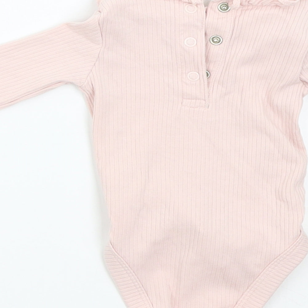 TU Girls Pink Babygrow One-Piece Size Newborn