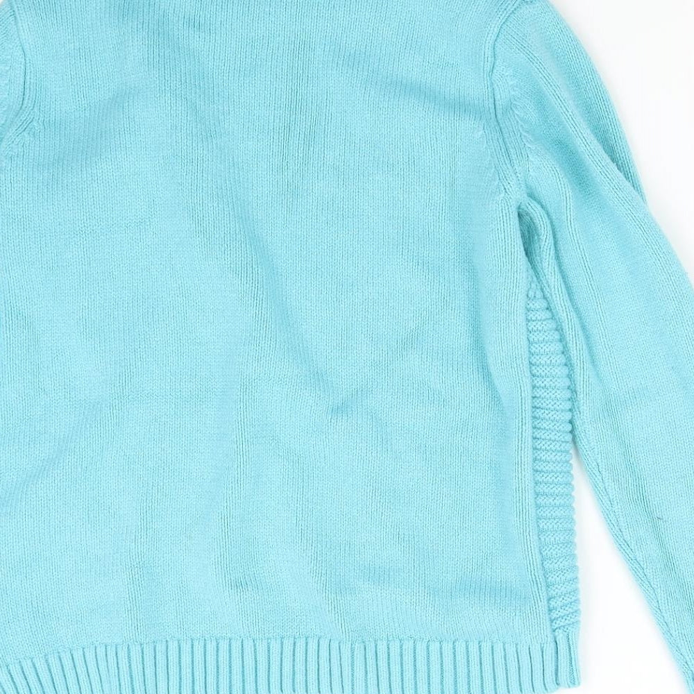 Matalan Womens Green Knit Pullover Jumper Size M