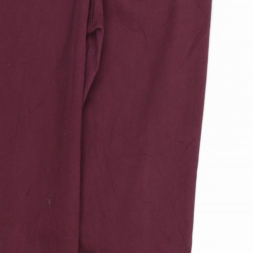 VERO MODA Womens Red Denim Jegging Jeans Size 27 L29 in