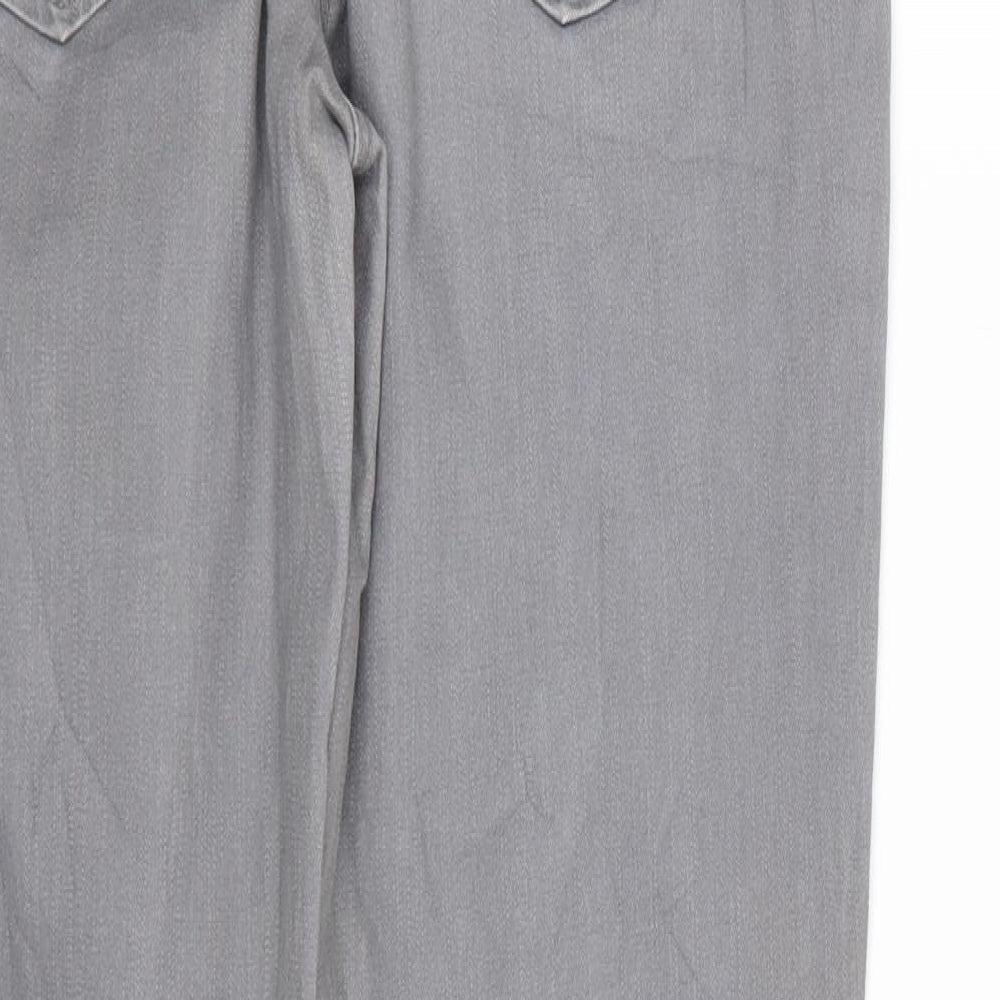Pimkie Womens Grey Denim Jegging Jeans Size 12 L26 in