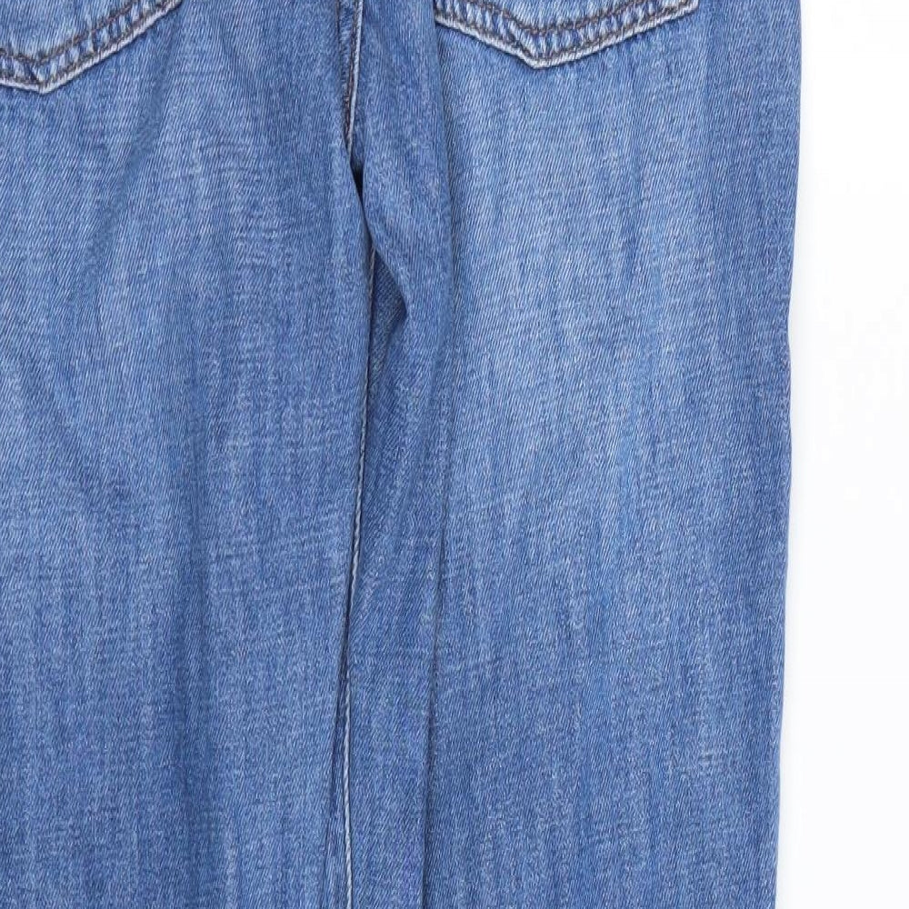 FOREVER 21 Womens Blue Denim Straight Jeans Size 29 L27 in