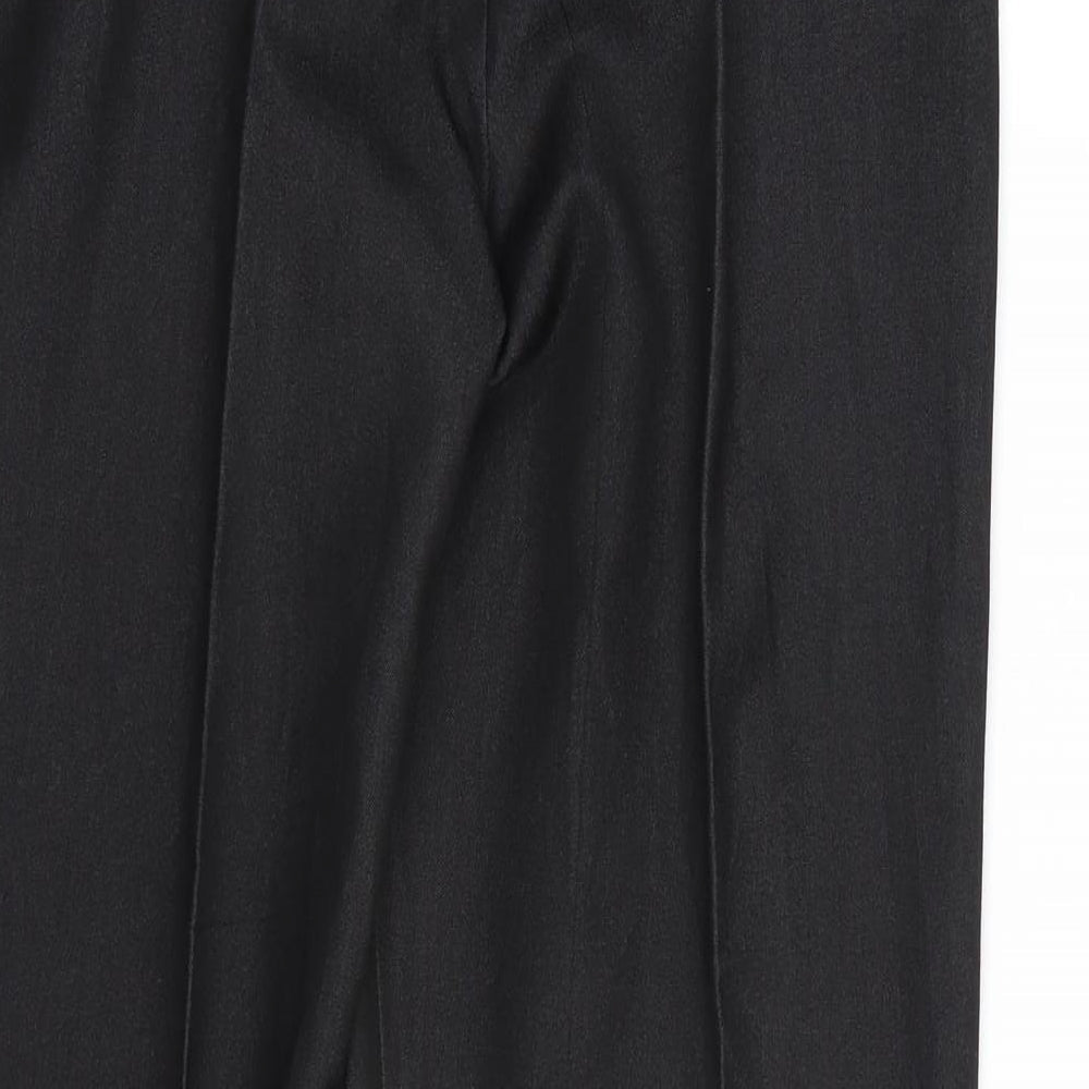 Alicja Womens Black Trousers Size 12 L26 in