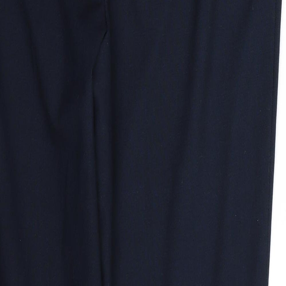 Papaya Womens Blue Trousers Size 10 L27 in