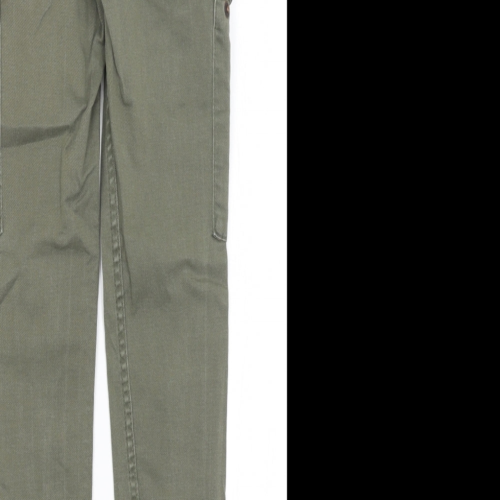 Divided Womens Green Skinny Jeans Size 6 L28 in