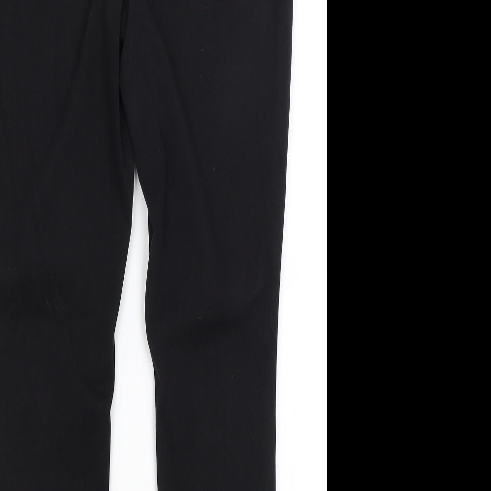 Next Mens Black Capri Trousers Size 16 L26 in