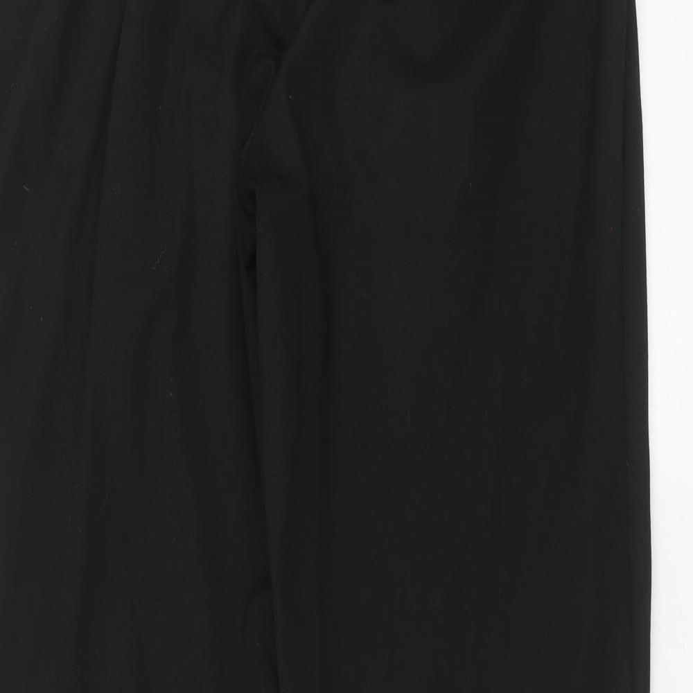 Marks and Spencer Womens Black Trousers Size 16 L28 in