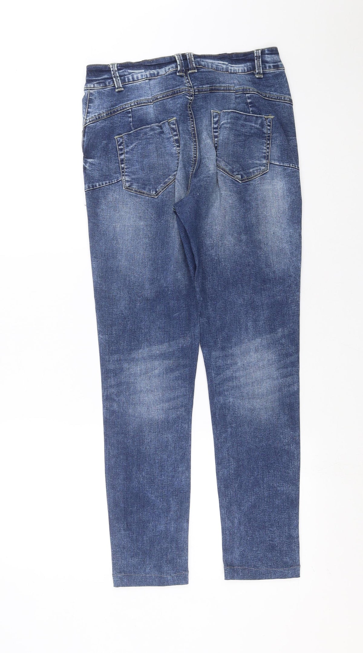 Womens Blue Denim Skinny Jeans Size 28 in L27 in