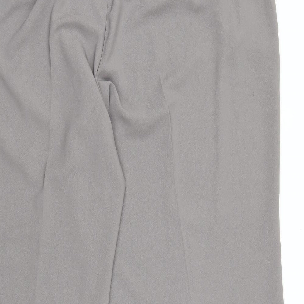 M&S Womens Grey Trousers Size 24 L27 in