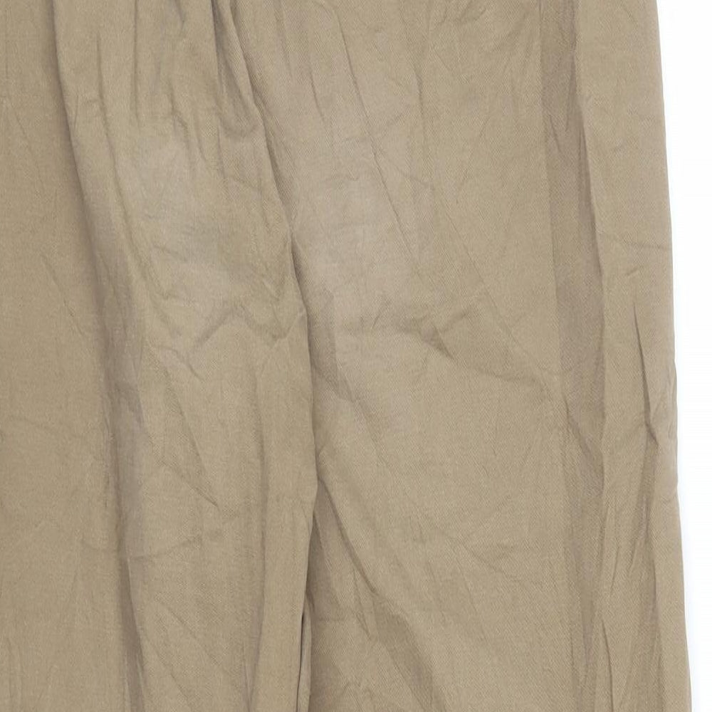 Talbots Womens Brown Capri Trousers Size 4 L23 in