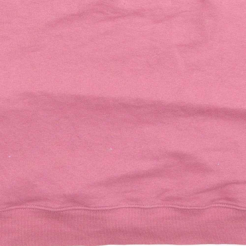 Pull&Bear Womens Pink Pullover Sweatshirt Size XS