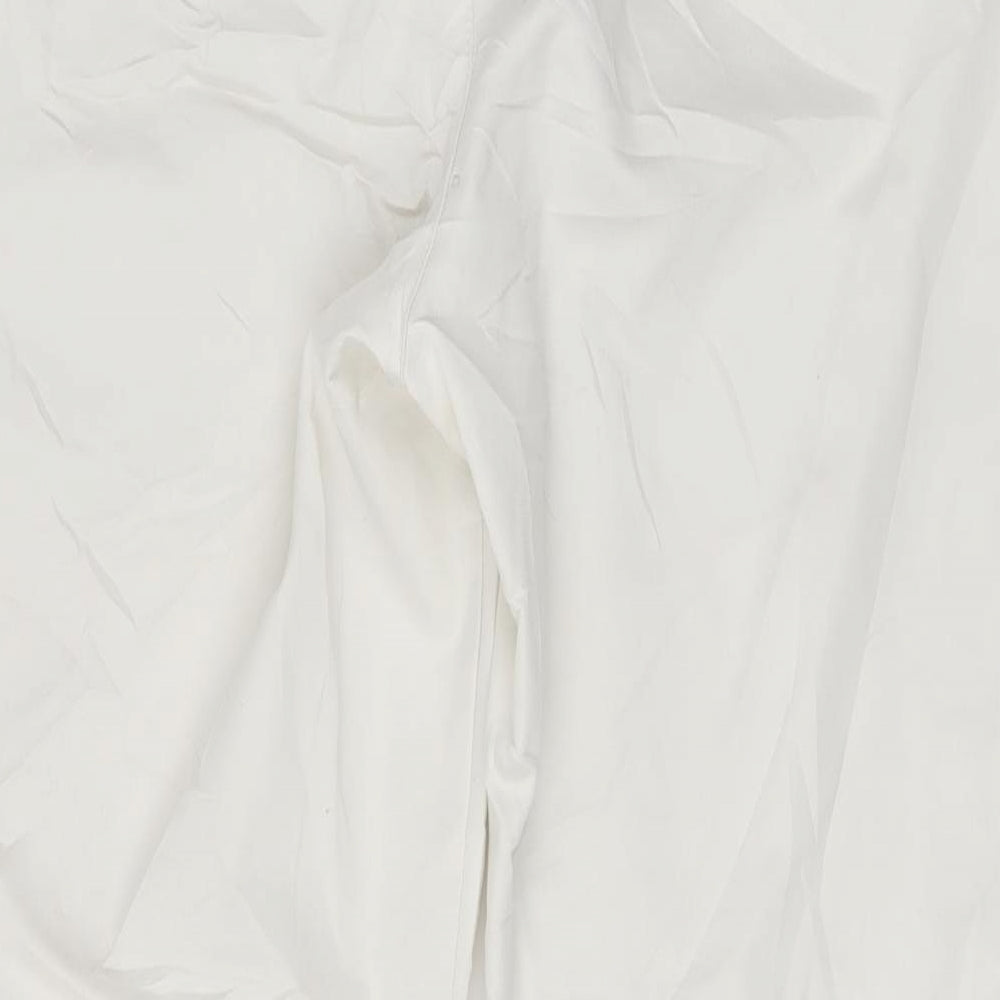 Yessica Womens White Trousers Size 37 in L27.5 in