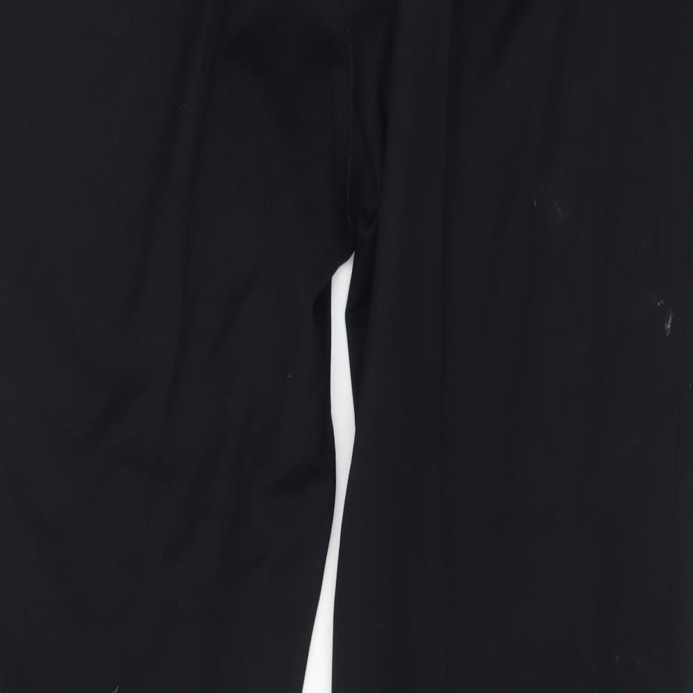 granitury Womens Black Trousers Size 38 L31.5 in
