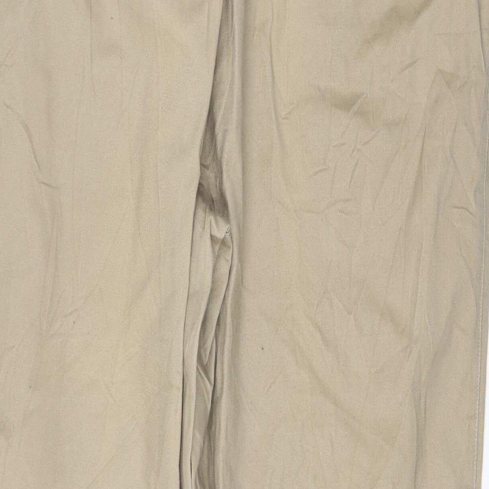 JOHN F. GEE Womens Beige Trousers Size 36 L26 in