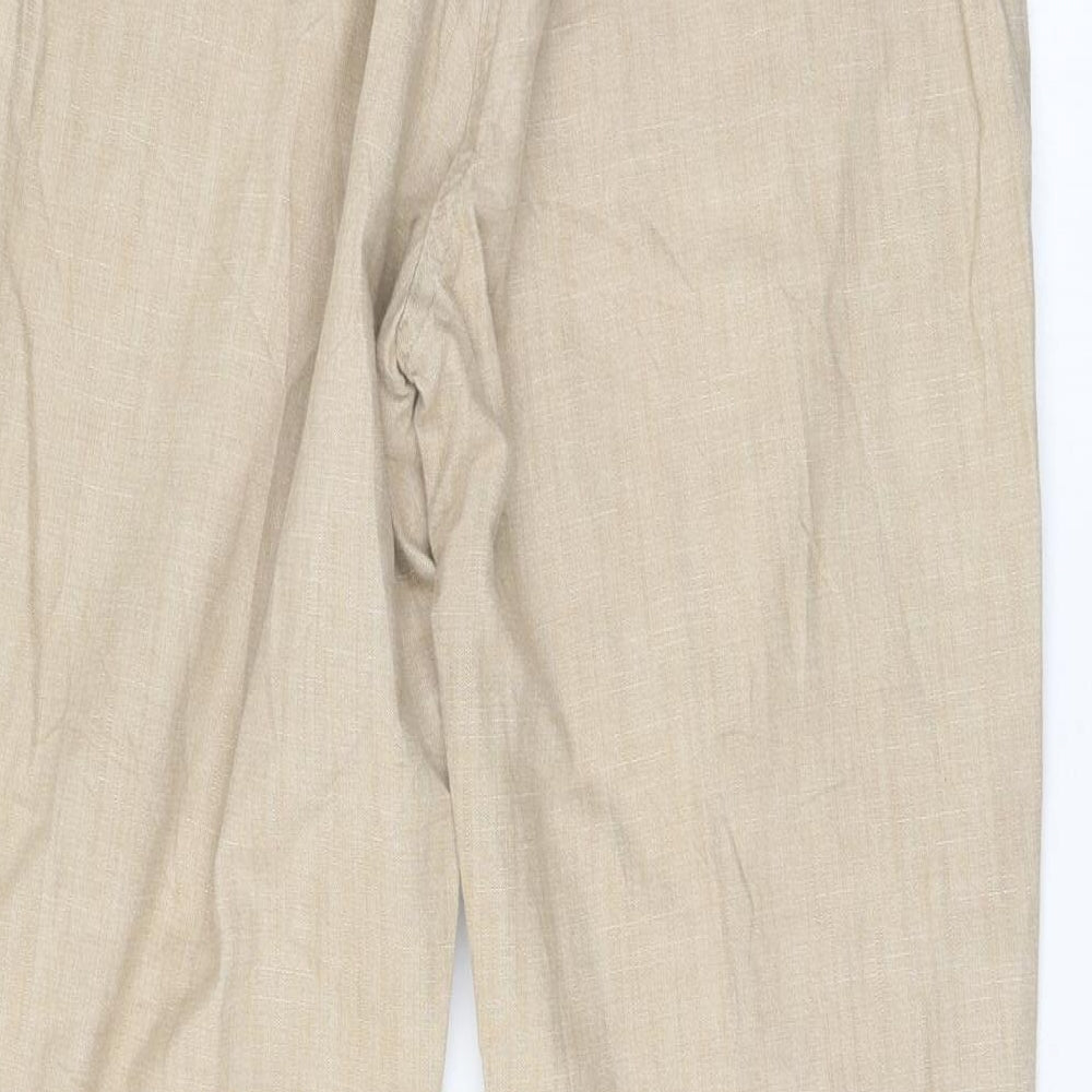 WE Womens Beige Trousers Size 32 L32 in
